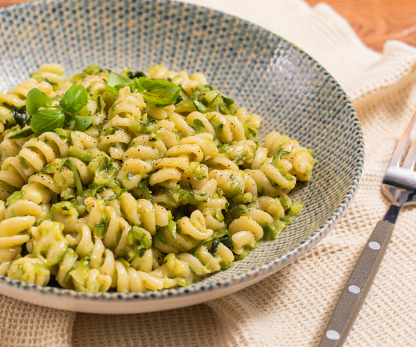Pâtes et courgettes