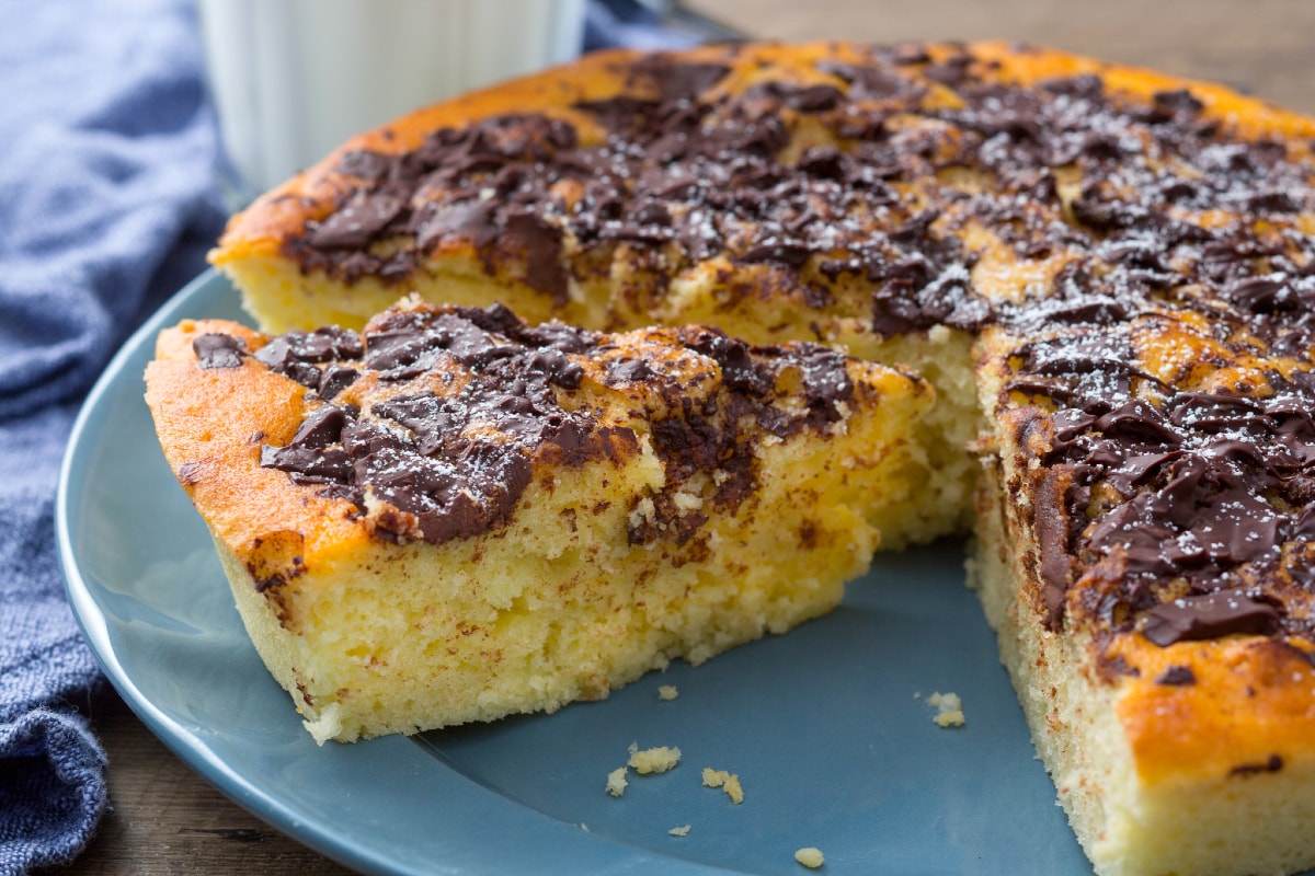 Gâteau à la ricotta et au chocolat