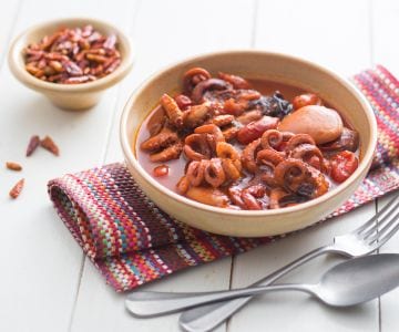 Poulpes en sauce