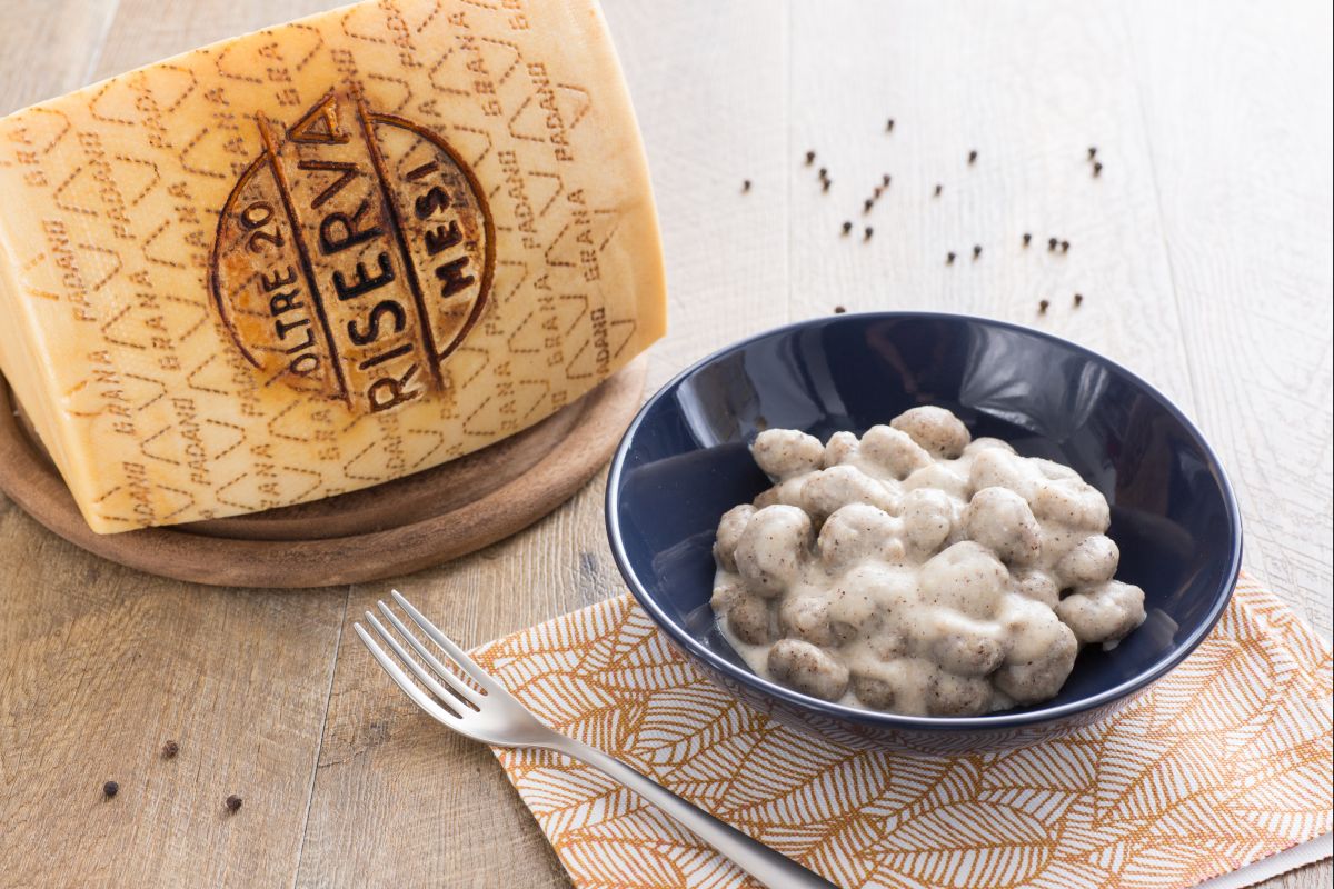 Gnocchetti de sarrasin au Grana Padano et poivre