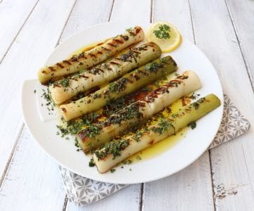 Poireaux grillés