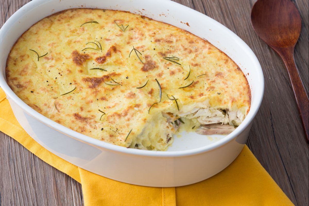 Tourte de poulet et pommes de terre