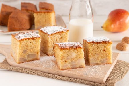 Cake aux poires et amaretti