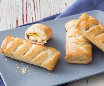 Tresses de pâte feuilletée
