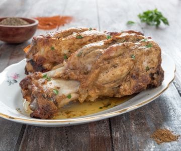 Jarret de porc tandoori
