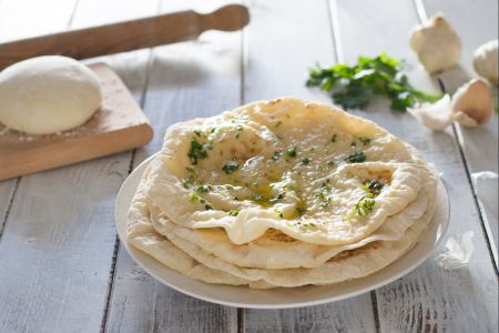 Naan à l'ail