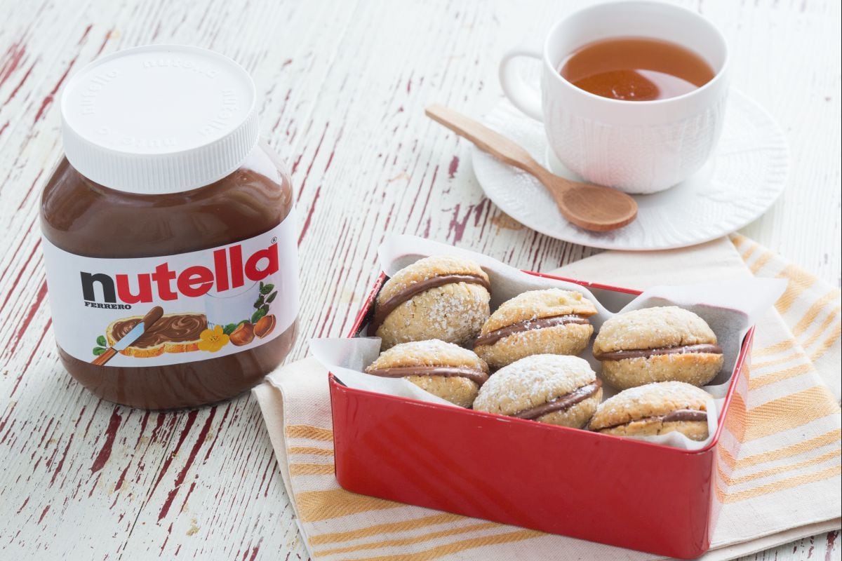 Sandwich cookies à l'avoine avec Nutella®