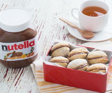 Sandwich cookies à l'avoine avec Nutella®