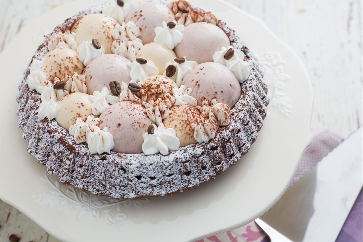 Tarte moelleuse au tiramisu