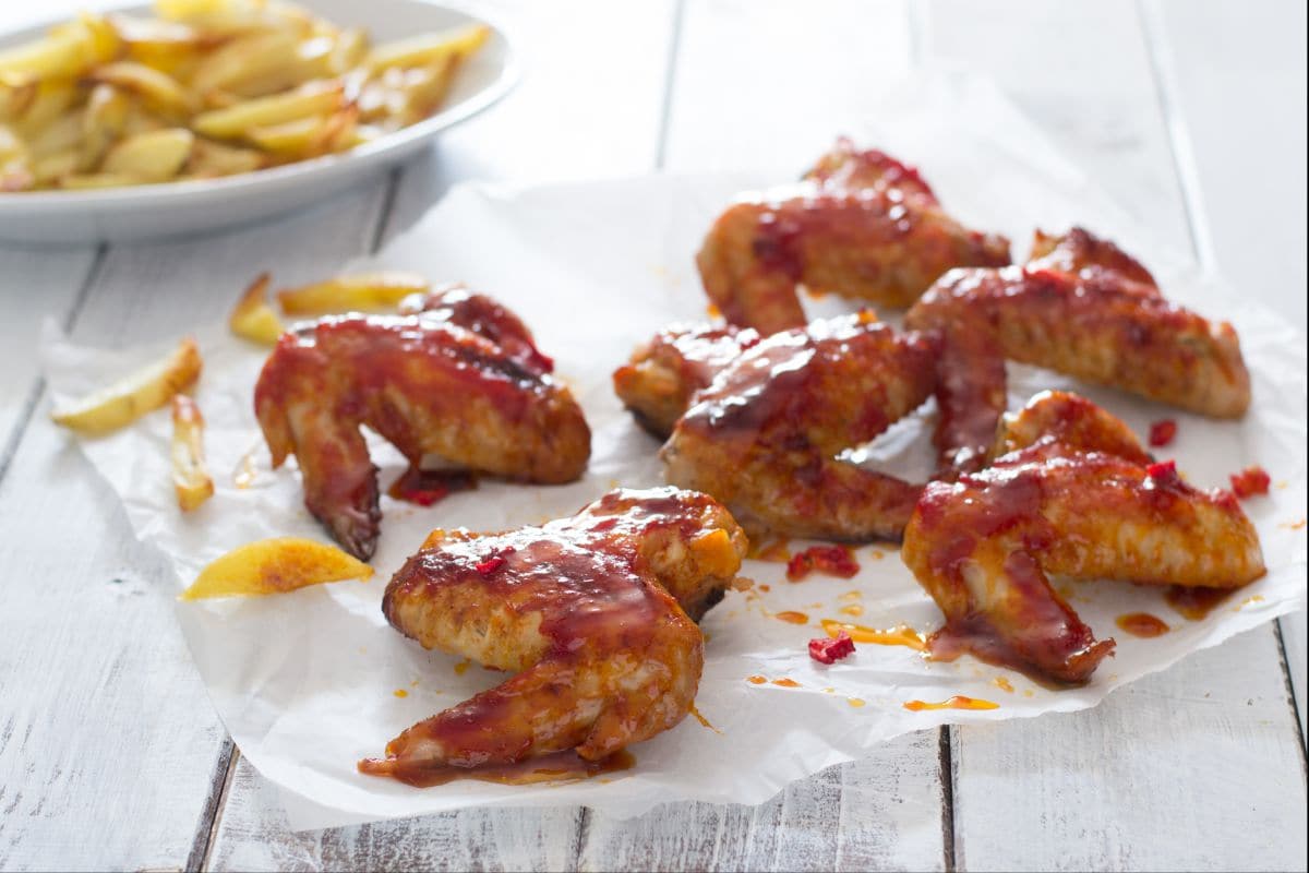 Ailes de poulet glacées