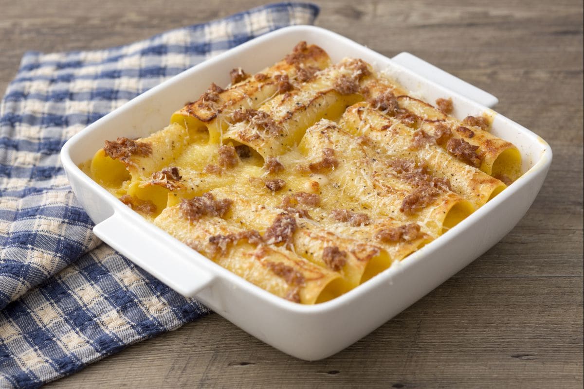 Cannelloni jaune or