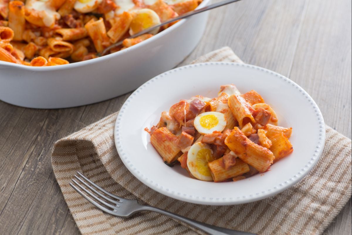 Pâtes gratinées