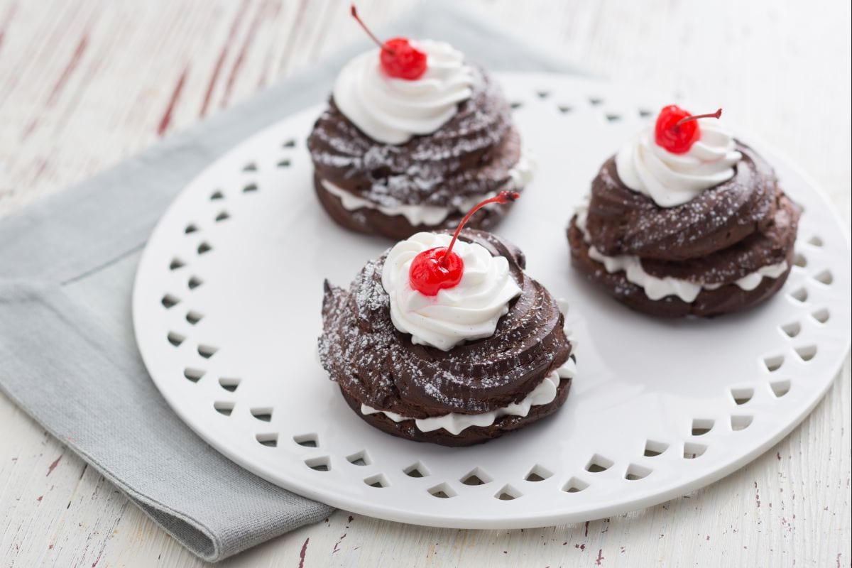 Zeppole au cacao au four
