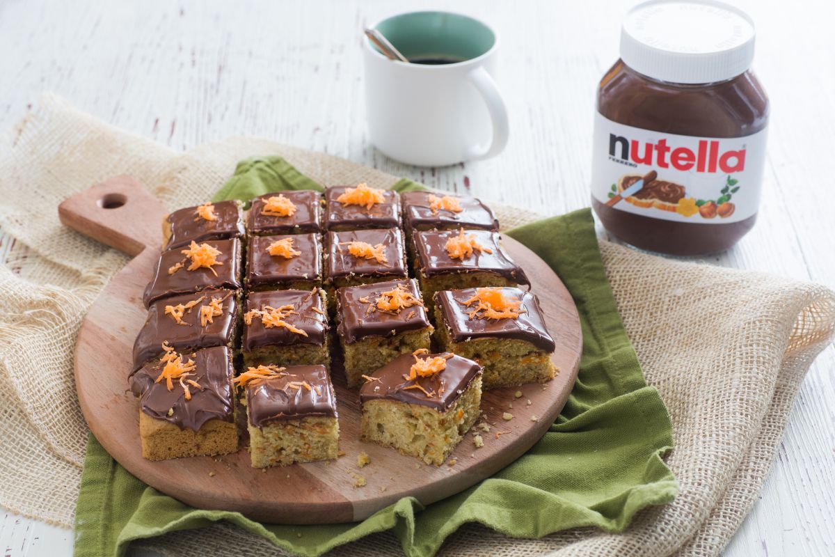 Gâteau aux carottes avec Nutella®