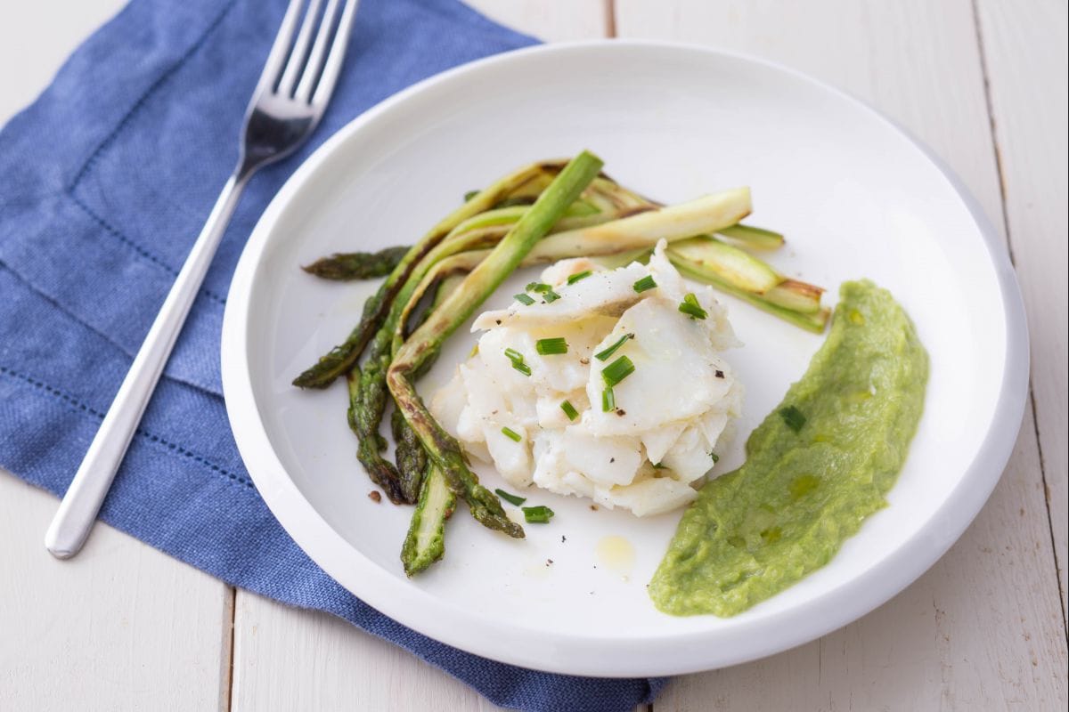 Morue aux asperges