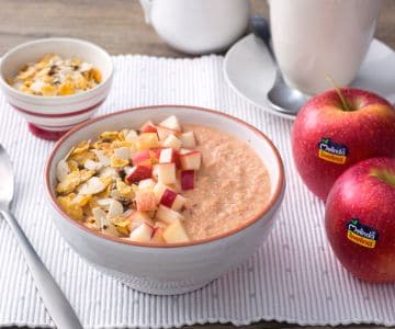 Smoothie aux pommes, carottes et gingembre