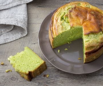 Tarte salée aux petits pois et robiola