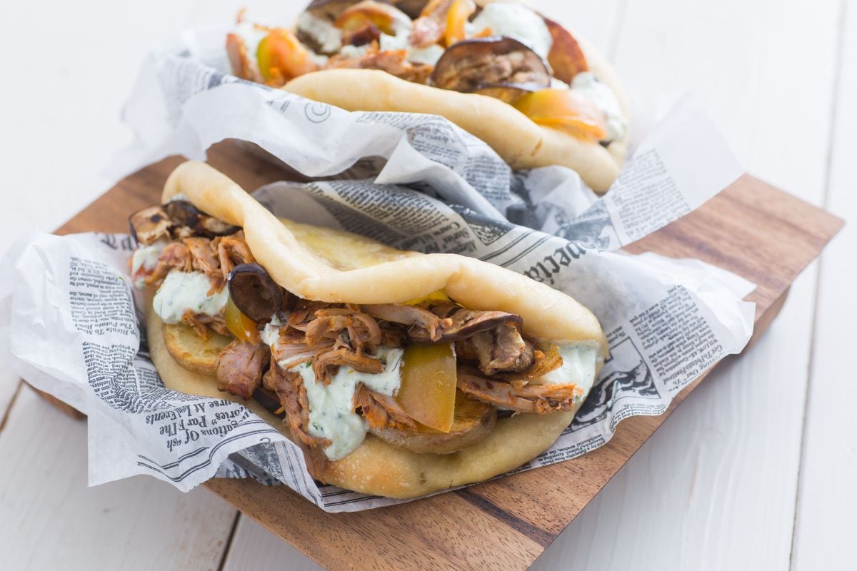 Pita à l'agneau