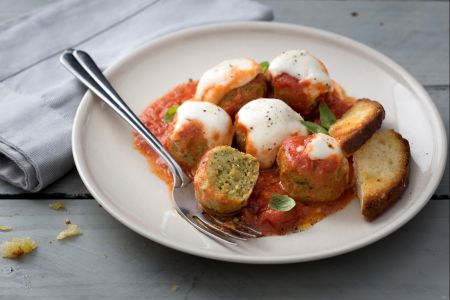 Boulettes de courgettes à la pizzaiola