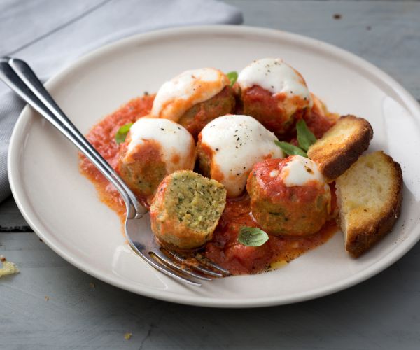 Boulettes de courgettes à la pizzaiola