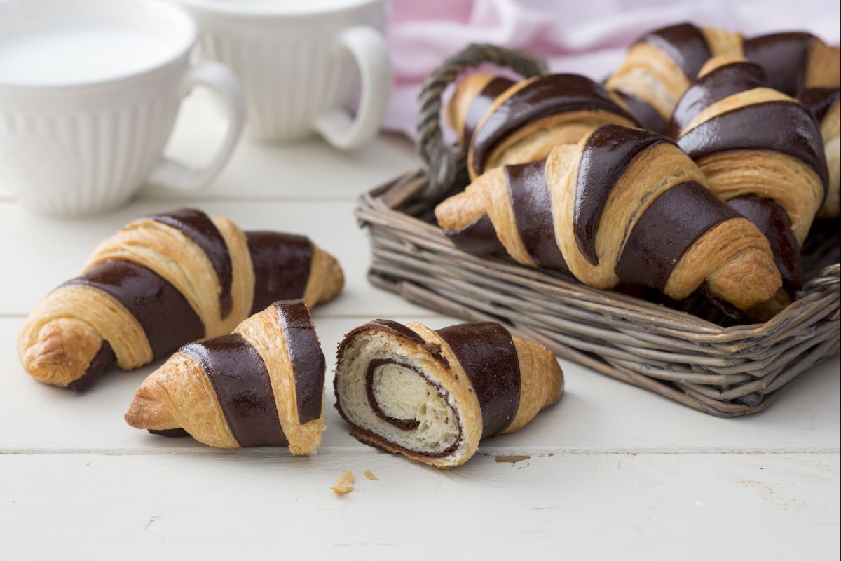 Croissant bicolore