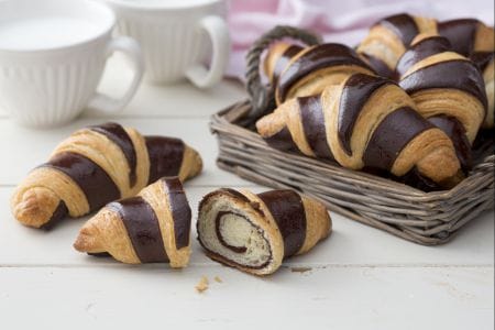 Croissant bicolore