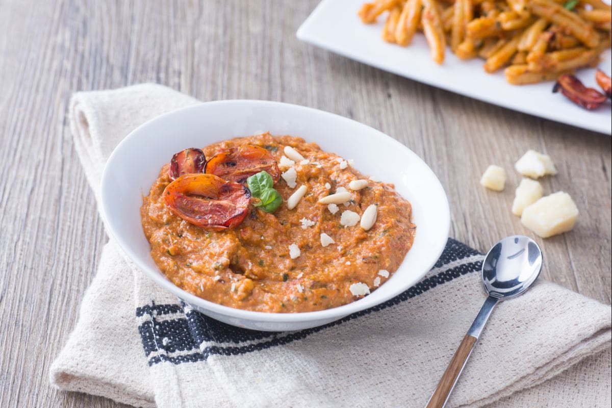 Pesto de tomates rôties