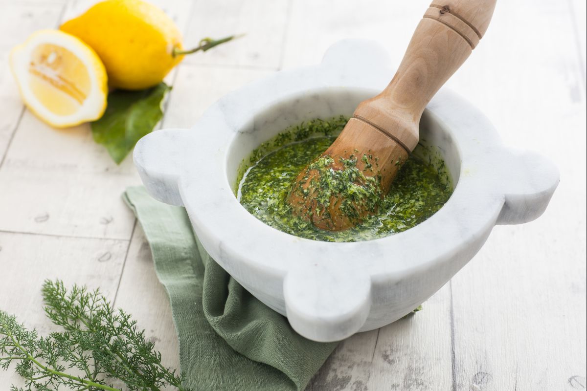 Pesto de fenouil et gingembre