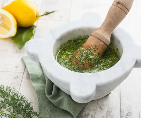 Pesto de fenouil et gingembre