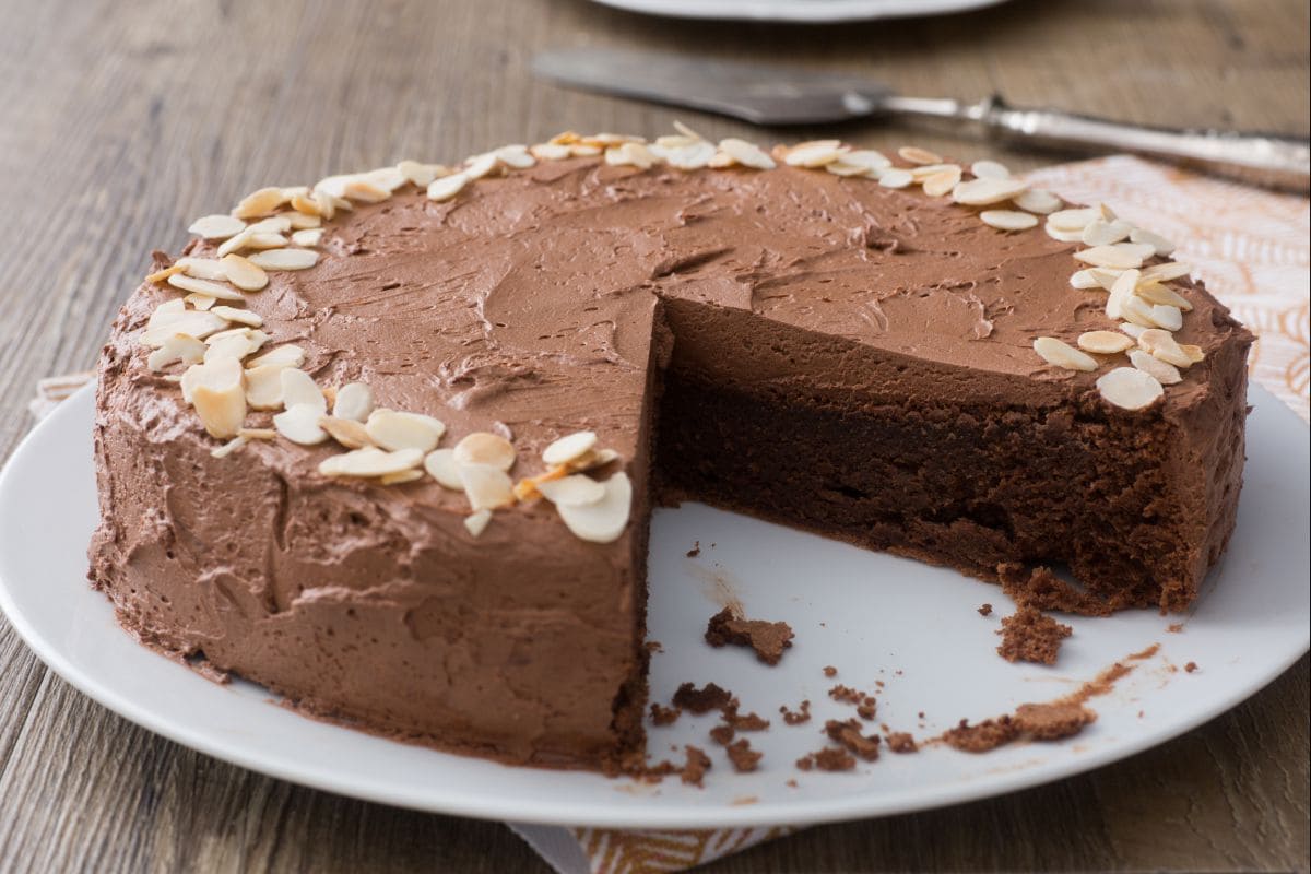 Gâteau gourmand au chocolat sans farine