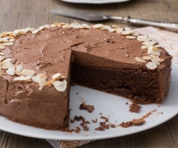 Gâteau gourmand au chocolat sans farine