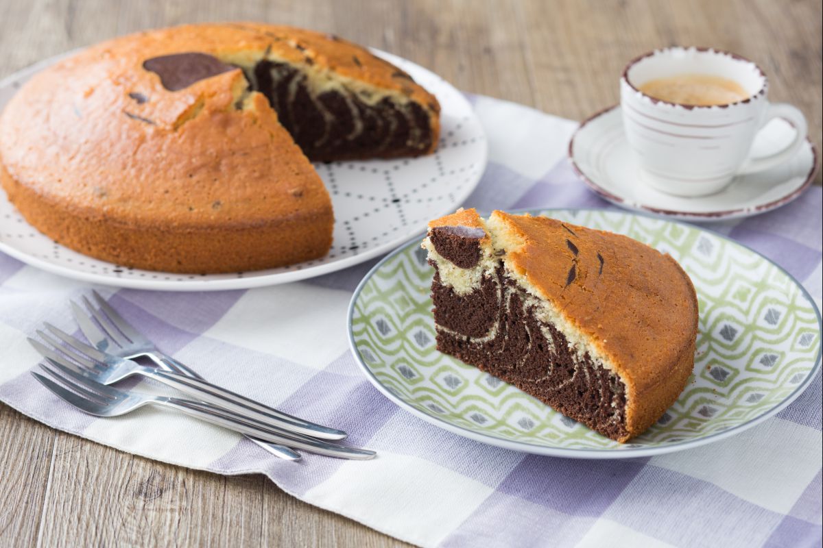 Gâteau zébré