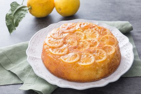 Gâteau renversé au citron