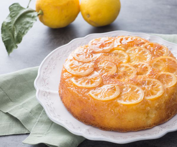 Gâteau renversé au citron