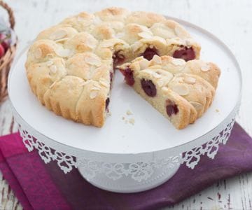 Tarte aux cerises fraîches
