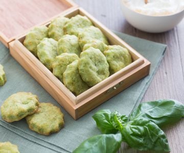 Biscuits salés au basilic