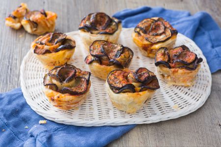 Rosettes d'aubergines