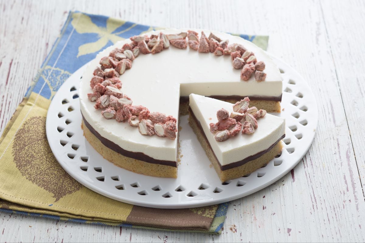 Gâteau au thé vert et chocolat