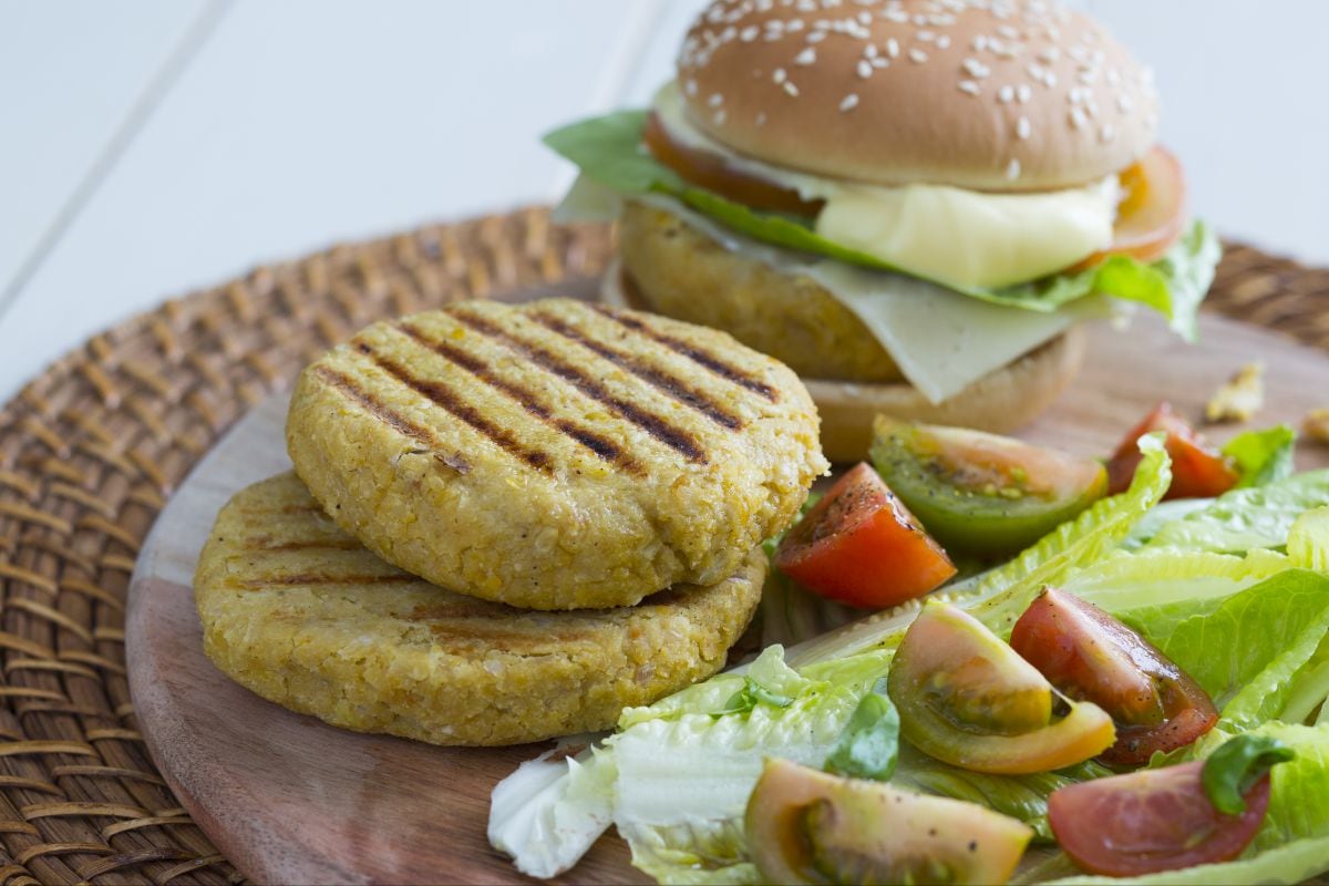 Hamburger de pois chiches