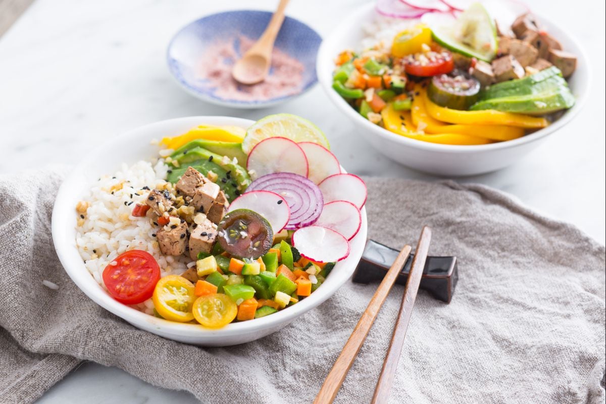 Poke bowl végétarien