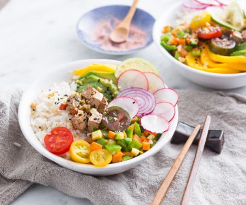 Poke bowl végétarien