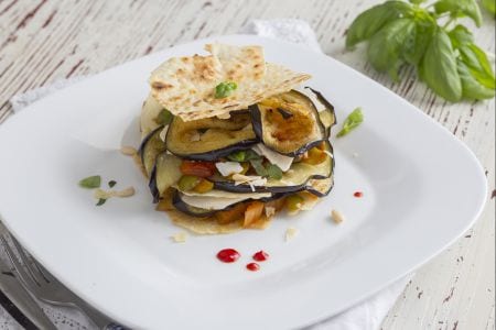 Millefeuille de caponata