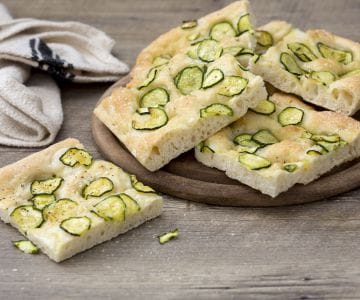 Focaccia aux courgettes