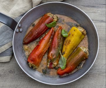 Poivrons doux farcis