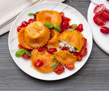 Raviolis caprese