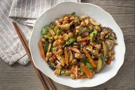 Tempeh aux légumes