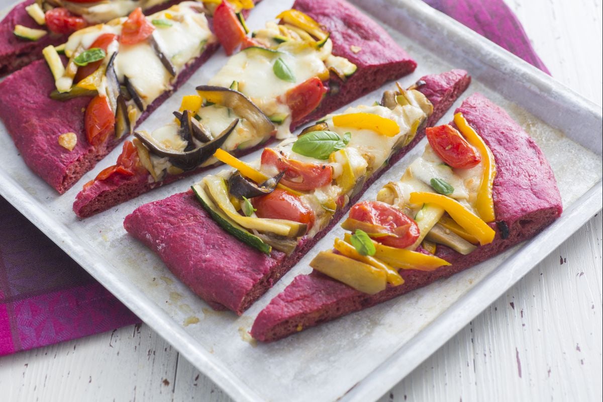 Pizza à la betterave