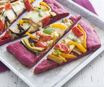 Pizza à la betterave