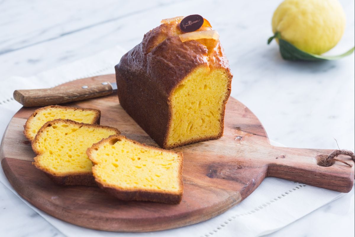 Cake au chocolat blanc et citron