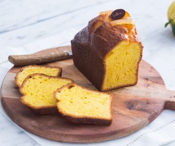 Cake au chocolat blanc et citron
